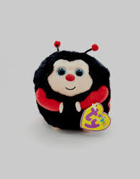 Ty Beanie Ballz 'dots' the Ladybug Plush Ball (5 Inch) *rare ...