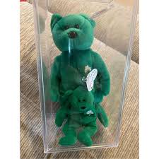 Ty Beanie Babies Vintage 90s Emerald green with... | Depop