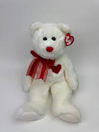 Ty Valentine's Day Beanie Buddy “valentino” the White Bear ...
