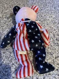 1999 Ty Spangle beanie baby. pink face. tag errors. mint ...