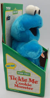 Sesame Street Tickle Me Cookie Monster 1996 Vintage Tyco 11 ...