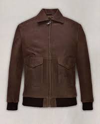 Jake Gyllenhaal Lou Bloom Nightcrawler Brown Bomber Leather ...