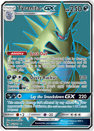 Tyranitar GX (Full Art) - SM - Lost Thunder - Pokemon ...