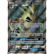 Pokemon Lost Thunder Tyranitar-GX #203 - Walmart.com