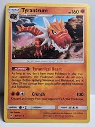 Tyrantrum Pokemon Card | eBay
