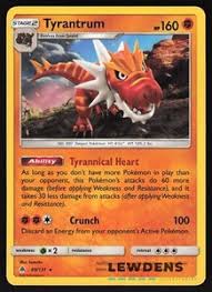 Tyrantrum Pokemon Card | eBay UK