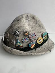 Vintage Alpine Hat With Pins With Tourist Emblems From Austria - Etsy