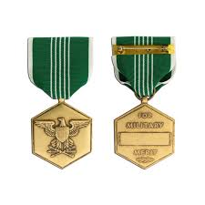 Army Commendation Large Medal - Ira Green