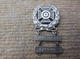 Vintage WW II US Army Expert Marksman Ship Badge w/ 2 Bars ...