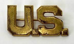 WWI US Army "US" Collar Pin - Pin Back | eBay