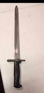 Is this an M1905 WW1 bayonet? and Is the scabbard original ...