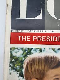 Look Magazine Vol. 27 No. 24 - Vintage 1963 President Kennedy and Son | eBay