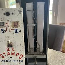Vintage USPS US Postage Stamps 5 & 10 cents Counter-top Coin Vending Machine | eBay