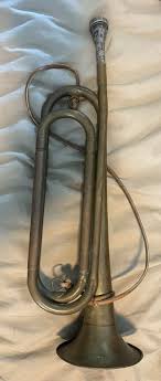 Antique Military US Regulation Stamped Brass Bugle Made In ...