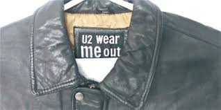 Wear Me Out Black Leather Bomber Jacket, Vintage, Mens Size ...