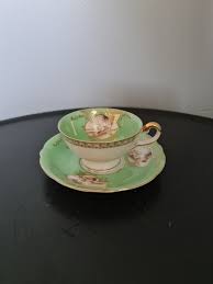 Vintage Green White & Gold UCAGCO China Occupied Japan ...