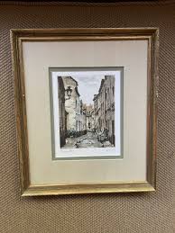 Roger Hebbelinck 3 Signed & Framed Brussels & Amsterdam ...