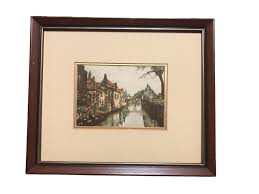 Vintage Print of Vielles Maisons by Tinus Van Doorn~Double ...