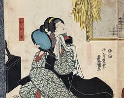 Ukiyo-e Japanese Woodblock Woodcut Print Kabuki "kanpei of Chushingura" by Toyokuni 2 Pictures Set 36.4*24.5 Cm M1288 - Etsy