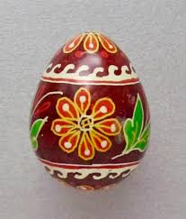 Quail Pysanka, Easter Egg Written on Quail Shell, Wax Resist ...