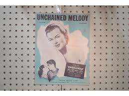 1955 - Unchained Melody - Sheet Music | eBay