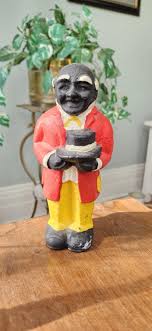Vintage Cast Iron Uncle Moses Bank Old Reproduction Excellent Condition. - Etsy Denmark