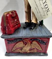 repro Uncle Sam Mechanic Cast Iron Coin Bank- Works- Missing ...