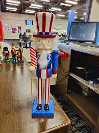 GOT1-Uncle Sam Red White Blue Glitter July 4th American Flag ...