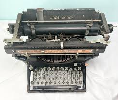 Vintage Underwood Standard Desk Typewriter Black | eBay