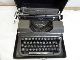 Vintage Underwood Champion Portable Typewriter J Finger ...