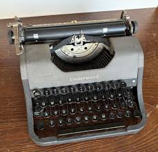 Vintage Underwood Leader Portable Typewriter 1940's Or 1950s - Clean - No Case | eBay
