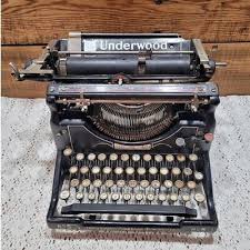 Antique 1920's 1923 Underwood Typewriter No. 5 Needs ...