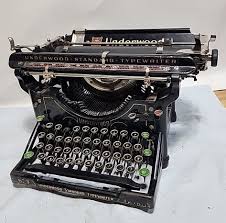 1919 Underwood Standard No 3 Antique Manual Typewriter 12 ...