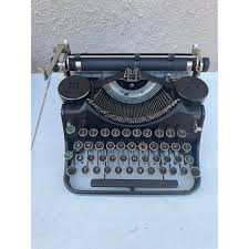 Antique Underwood Standard Portable 4 Bank Typewriter | Chairish