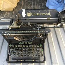 Underwood typewriter no. 5 1920's HEMINGWAY antique works beautiful | eBay