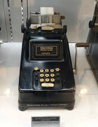 File:Underwood Sundstrand adding machine - Ridai Museum of ...