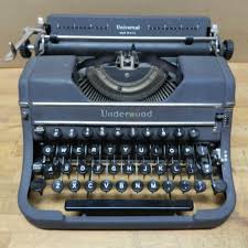 1946 Underwood Universal typewriter # F1690932 missing case working condition | eBay