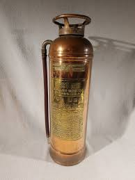 Vtg First Aid Copper Brass Fire Extinguisher 2 1/2 Gallon ...