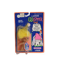 Vintage NIB NOS Uneeda Good Luck Wishnik Yellow Hair Troll ...