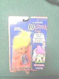 Uneeda Wishnik Troll 3" With Orange Hair New on Card - Etsy