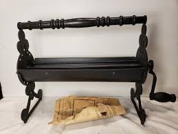 Vintage Cast Iron Newspaper Log Roller Fireplace Tool **NICE ...