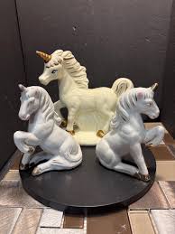 Vintage Set of 3 Unicorns - Etsy