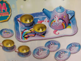 Unicorn Tea Set for Little Girls Pretend Play Tea Party. | eBay