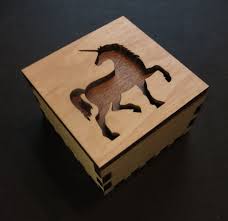 Unicorn Wooden Box, Spirit Animal, Totem Animal, Power ...