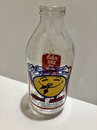 Vintage 1980s Unigate Egg Milk Bottle | eBay UK