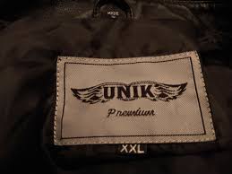 Men's Unik Motorcycle Black Leather Jacket size XXL | eBay