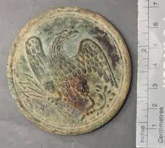 Rare Civil War Eagle Breast Plate – Rocky Face GA, Certified