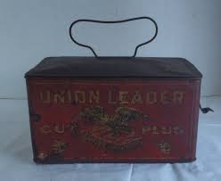 Vintage Union Leader Cut Plug Tobacco Tin | eBay
