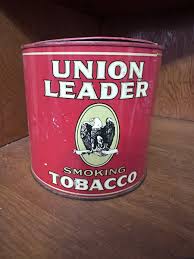 Vintage Union Leader Smoking Tobacco Tin 14 oz. W/ Leva-lift Can Opener- Empty | eBay