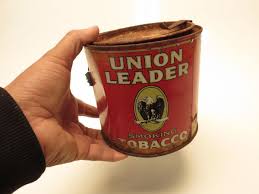 vintage Union Leader Tobacco tin with lid Rusted bottom Dents CA2D318 | eBay UK